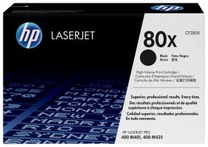 HP Cartucho de tóner original LaserJet 80X de alta capacidad negro