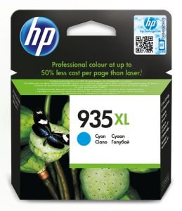 HP Cartucho de tinta original 935XL de alta capacidad cian