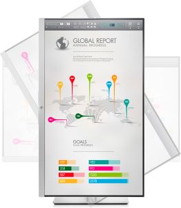 HP EliteDisplay E273q 68,6 cm (27") 2560 x 1440 Pixeles Quad HD LED Negro, Plata