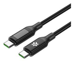 Celly USBCUSBC100WLED cable USB 2 m USB C Negro