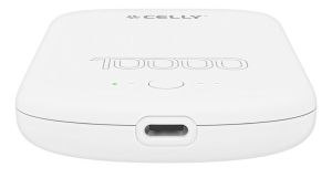 Celly MAGPB10000PROWH batería externa 10000 mAh Cargador inalámbrico Blanco