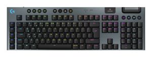 Logitech G G915 X LIGHTSPEED teclado Juego USB + RF Wireless + Bluetooth QWERTY Internacional de EE.UU. Negro