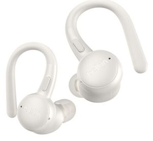 Belkin SoundForm ActiveFit Auriculares Inalámbrico y alámbrico gancho de oreja Llamadas/Música USB Tipo C Bluetooth Blanco