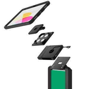 Compulocks 140BVHBMM01H01 mueble y soporte para dispositivo multimedia Negro Tableta Carro para administración de tabletas