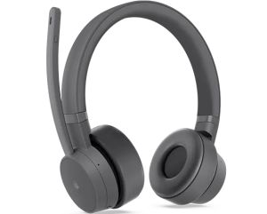 Lenovo Go Wireless ANC Auriculares Inalámbrico y alámbrico Diadema Oficina/Centro de llamadas USB Tipo C Bluetooth Gris