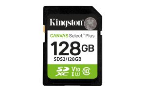 Kingston Technology 128 GB SDXC Canvas Select Plus Gen3 150 MB/s C10 UHS-I U1 V10