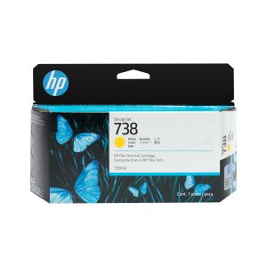 HP Cartucho de tinta amarilla DesignJet 738 de 130 ml