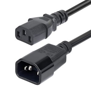 StarTech.com Cable de Extensión de Alimentación C14 a C13 4,5m - Cable de Alimentación C14 a C13 para PDU - Cable Alargador de Alimentación - 15A 250V - 14AWG - Certificación KEMA-KEUR
