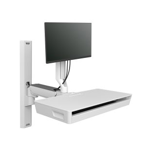 Ergotron 45-619-251 soporte y montura para estación de trabajo/PC todo en uno 10,7 kg Blanco 68,6 cm (27")