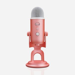 Blue Microphones Yeti Aurora Collection Rosa Micrófono de superficie para mesa