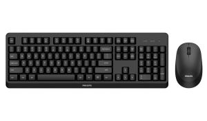 Philips 3000 series SPT6307BL/16 teclado Ratón incluido RF inalámbrico QWERTY Inglés Negro