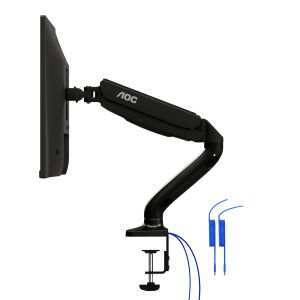 AOC AS110DX soporte para monitor 80 cm (31.5") Negro Escritorio