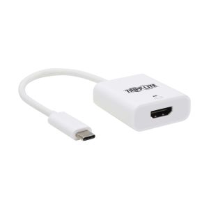 Tripp Lite U444-06N-HD8KW adaptador de cable de vídeo 0,12 m USB Tipo C HDMI tipo A (Estándar) Blanco