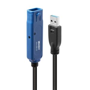 Lindy 43361 cable USB USB 3.2 Gen 1 (3.1 Gen 1) 20 m USB A Negro