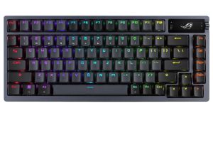 ASUS Azoth teclado Juego USB + RF Wireless + Bluetooth QWERTY Inglés Metálico