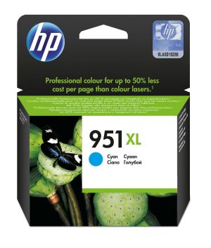 HP Cartucho de tinta original 951XL de alta capacidad cian
