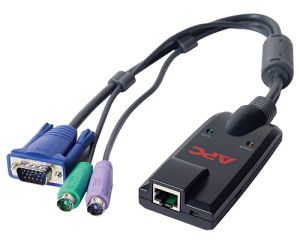 APC KVM-PS2 cable para video, teclado y ratón (kvm) Negro