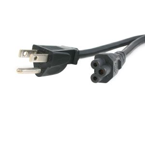StarTech.com PXT101NB3S3 cable de transmisión Negro 0,92 m NEMA 5-15P C5 acoplador