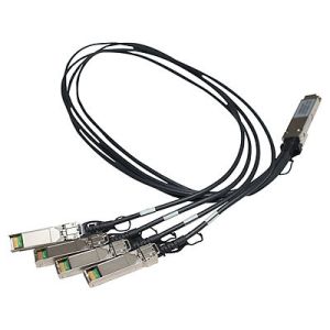 Hewlett Packard Enterprise X242 QSFP 4x10G SFP+ 1m DAC cable de red Negro