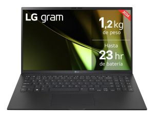 LG Gram 15Z90S Intel Core Ultra 7 155H Portátil 39,6 cm (15.6") Full HD 32 GB LPDDR5-SDRAM 1 TB SSD Wi-Fi 6E (802.11ax) Windows 11 Home Negro