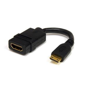 StarTech.com Cable Adaptador HDMI de alta velocidad de 12cm - HDMI a Mini HDMI