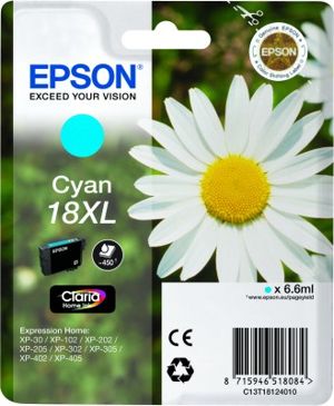 Epson Daisy Cartucho 18XL cian (etiqueta RF)