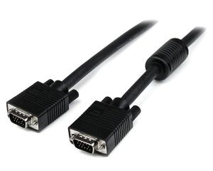 StarTech.com Cable de Vídeo 5m de Extensión VGA - HD15 Macho - HD15 Macho - Extensor Negro