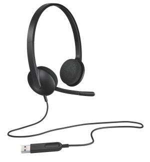Logitech H340 USB Computer Headset Auriculares Alámbrico Diadema Oficina/Centro de llamadas USB tipo A Negro