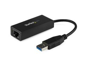 StarTech.com Adaptador Tarjeta de Red Externa NIC USB 3.0 a 1 Puerto Gigabit Ethernet 1Gbps RJ45 USBA Negro