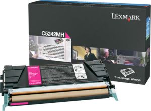Lexmark Magenta High Yield Toner Cartridge for C524 cartucho de tóner Original