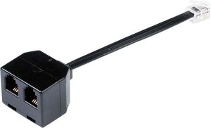 Jabra 1600-289 adaptador de cable RJ10 2xRJ10 Negro