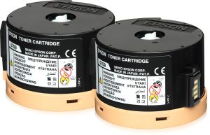 Epson Doble cartucho de tóner negro 2 x 2.5k