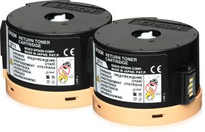 Epson Doble cartucho de tóner retornable negro 2 x 2.5k
