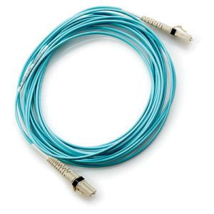 Hewlett Packard Enterprise LC to LC Multi-mode OM3 2-Fiber 5.0m 1-Pack cable de fibra optica 5 m Azul