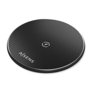 AISENS Cargador Inalambrico USB-C 15W Para Movil, Negro