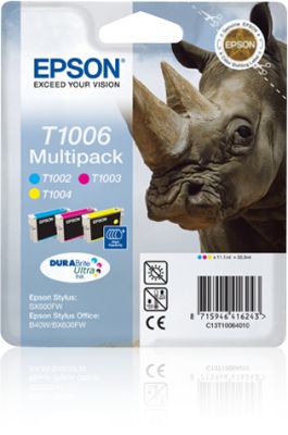 Epson Rhino Multipack 3-colours T1006 DURABrite Ultra Ink