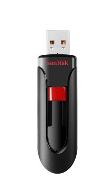 SanDisk Cruzer Glide, 32GB unidad flash USB USB tipo A 2.0 Negro, Rojo