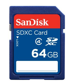 SanDisk 64GB SDXC memoria flash Clase 4