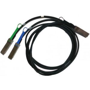 Nvidia 980-9I99F-00H002 Cable de fibra óptica e InfiniBand 2 m QSFP56 2x QSFP56 Negro