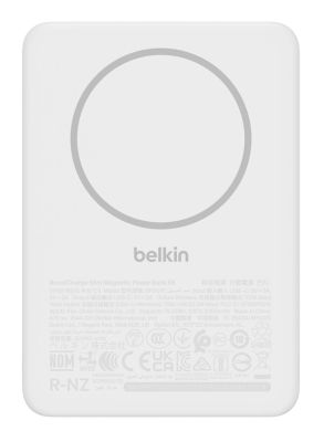 Belkin BPD010hqWH 5000 mAh Cargador inalámbrico Blanco