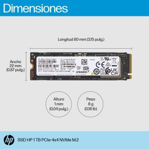 HP 1TB PCIe4x4 NVMe M.2 SSD