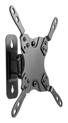 AISENS Soporte eco giratorio, inclinable y nivelable para monitor/TV 20kg (1 Pivote) de 13-42, Negro