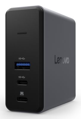 Lenovo X9 Charging GaN Dock Alámbrico USB 3.2 Gen 2 (3.1 Gen 2) Type-C Gris