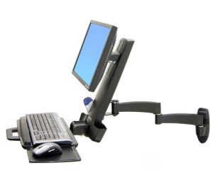 Ergotron 200 Series Combo Arm 61 cm (24") Negro