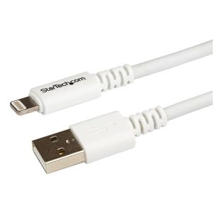 StarTech.com Cable 3m Lightning 8 Pin a USB A 2.0 para Apple iPod iPhone 5 iPad - Blanco