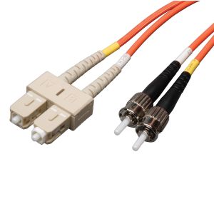 Eaton N304-004 cable de fibra optica 1,2 m 2x SC 2x ST OM1 Negro, Naranja, Blanco