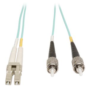 Tripp Lite 1.0m (3-ft.) 10Gb Duplex MMF 50/125 LSZH Patch Cable, LC/ST cable de fibra optica 1 m