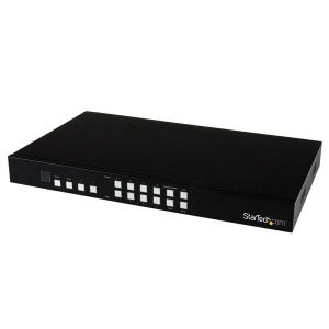 StarTech.com Switch Conmutador Matrix HDMI 4x4 con Multivisor Videowall o Imagen e Imagen PAP