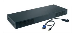 Lenovo 1754A1X interruptor KVM Montaje en rack Negro