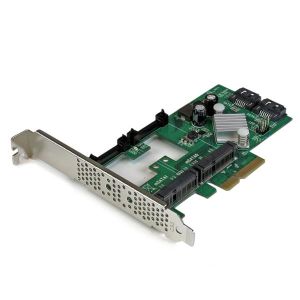 StarTech.com Tarjeta Controladora SATA III RAID PCI Express 2.0 con 2 Ranuras mSATA Emparejamiento HyperDuo para SSD